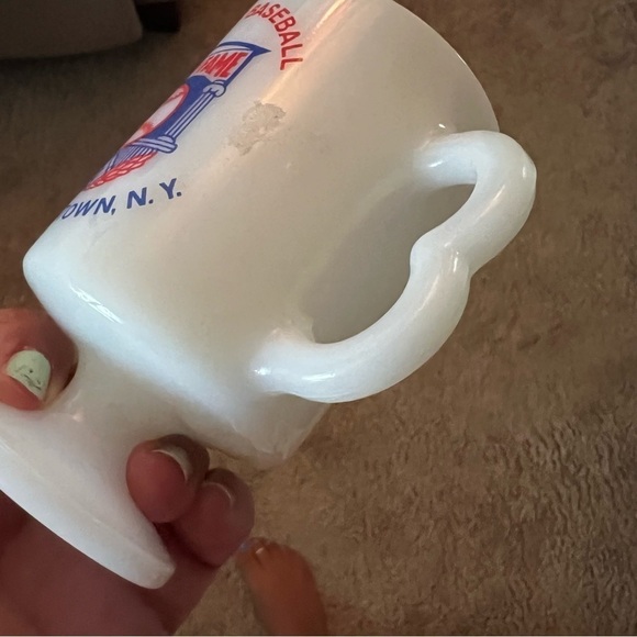 Vintage National Baseball Hall of Fame Cooperstown Coffee Mug - Picture 2 of 4